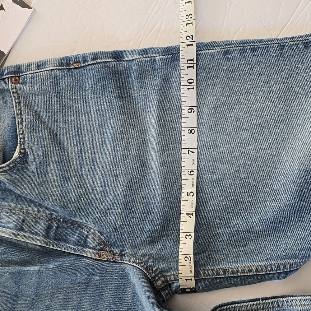 RE/DONE High Waist Tapered Leg Vintage Inspired Jeans Size 28 Mid Wash B… - Picture 11 of 11